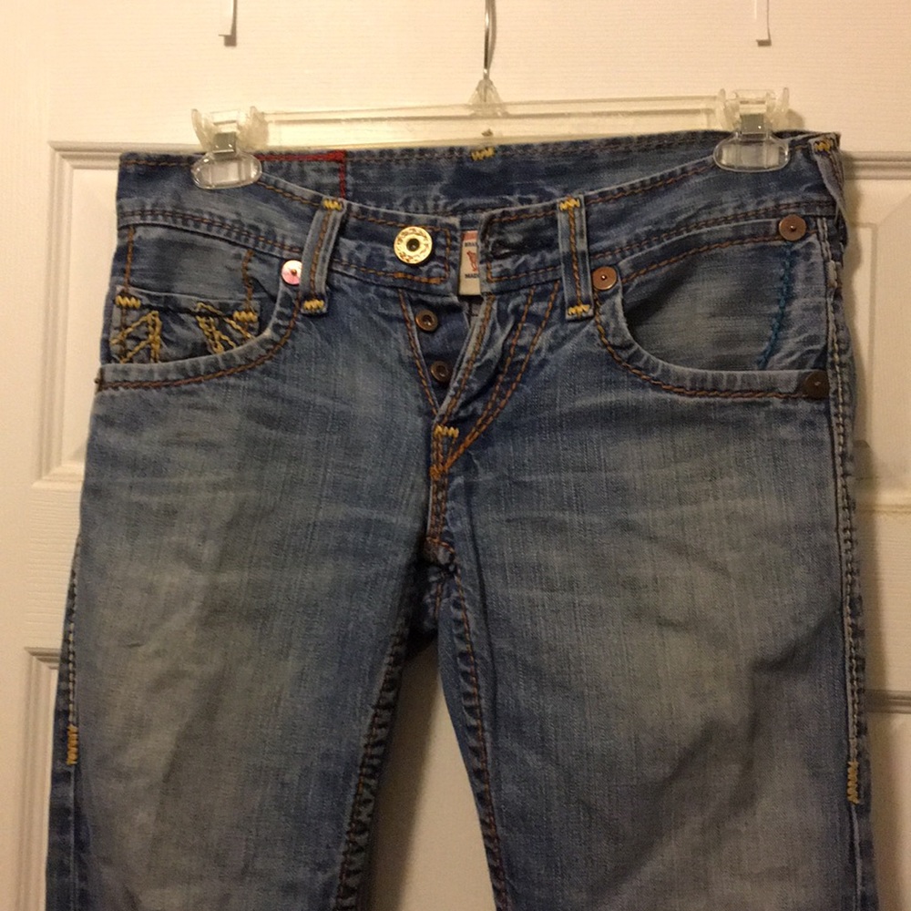 True Religion jeans. Size 28. Inseam 33”